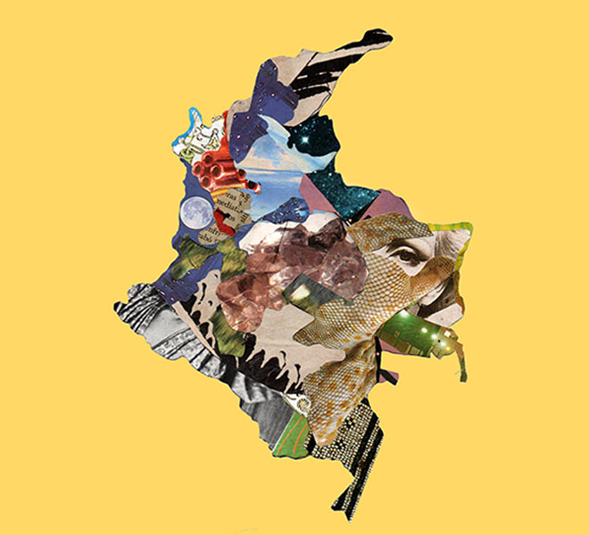Composición de collage de Arre Tijera